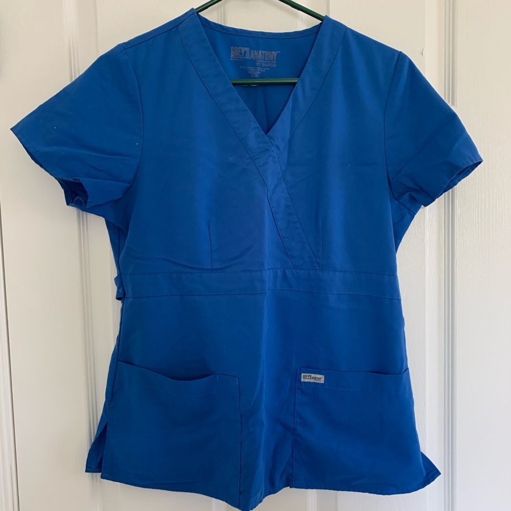 Blue. Greys anatomy scrub set. Medium.